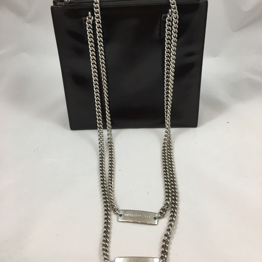 Dolce & Gabbana bag - brown leather w chain - Picture 5 of 8